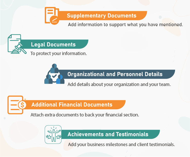 What to include in a business plan appendix