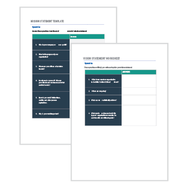 Free Mission and Vision Statement Templates