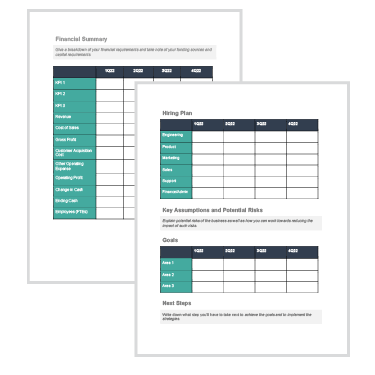 Free Operations Plan Template