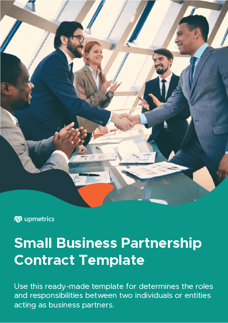 Free Small Business Partnership Contract Template Cover