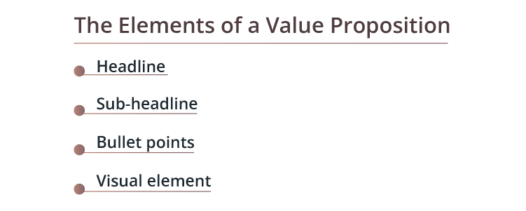Elements of a value proposition