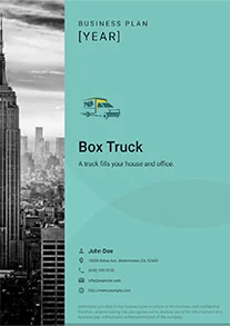 Box Truck Business Plan