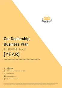 Car Dealership Business Plan