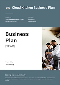 Cloud Kitchen Business Plan