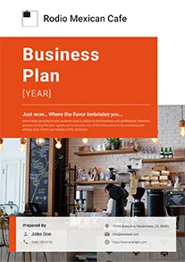 Food Cafe Business Plan