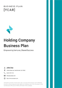 Holding Company Business Plan