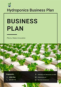 Hydroponics Business Plan