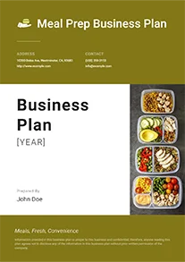 Meal Prep Business Plan