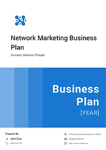 Network Marketing Business Plan