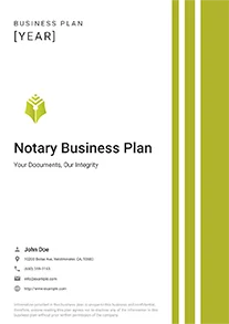 Notary Business Plan