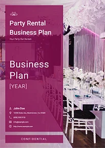 Party Rental Business Plan