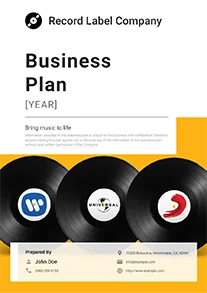 Record Label Business Plan