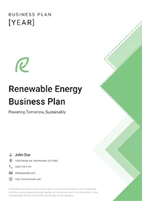 Renewable Energy Business Plan