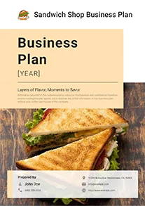 Sandwich Shop Business Plan