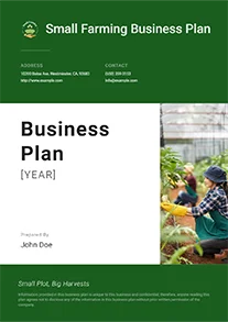 Small Farming Business Plan