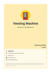 Vending Machine Business Plan