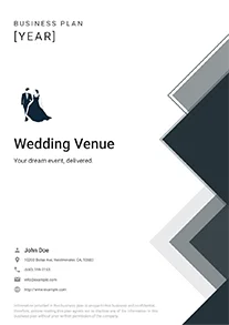 Wedding Venue Business Plan