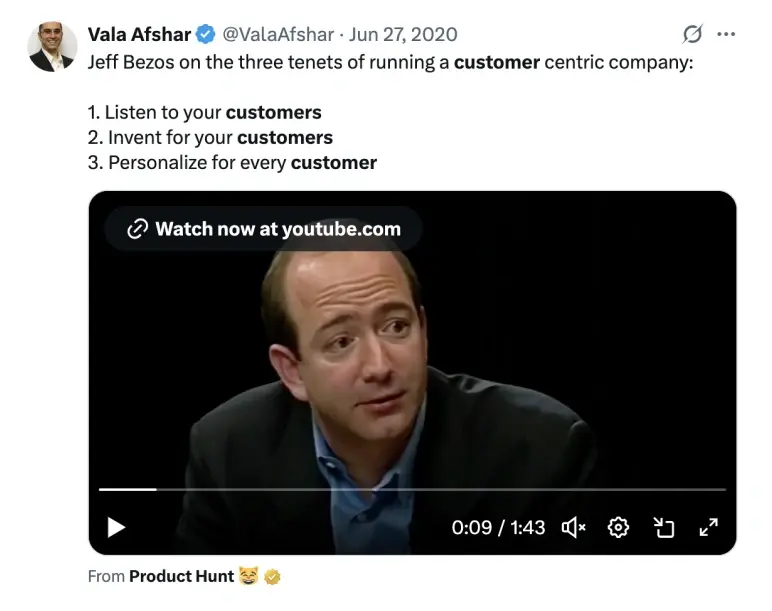 customer centric and obsessive