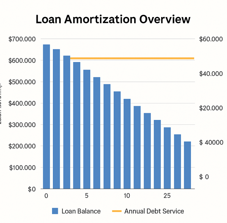 Rental property business plan loan amortization overview
