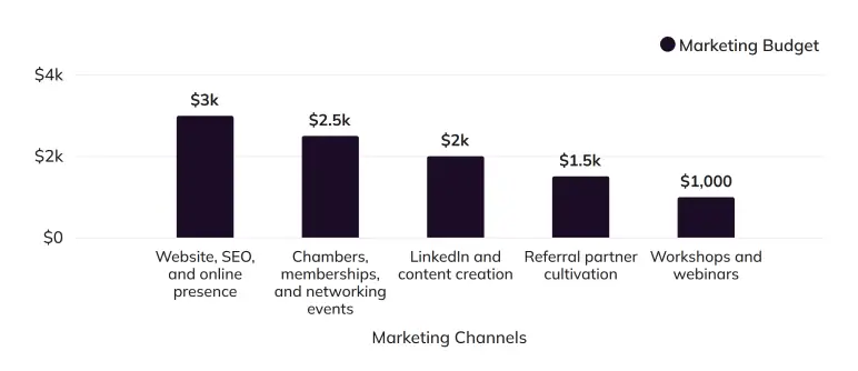 Hr consulting business plan marketing budget_