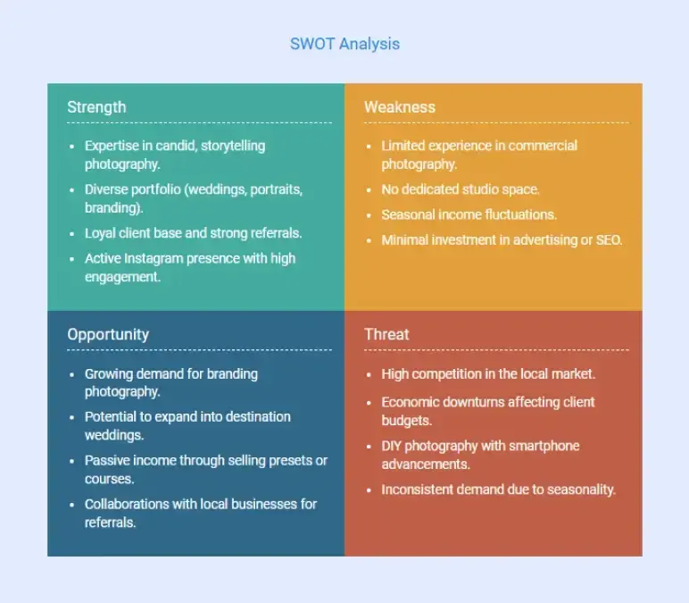 record label business plan swot analysis