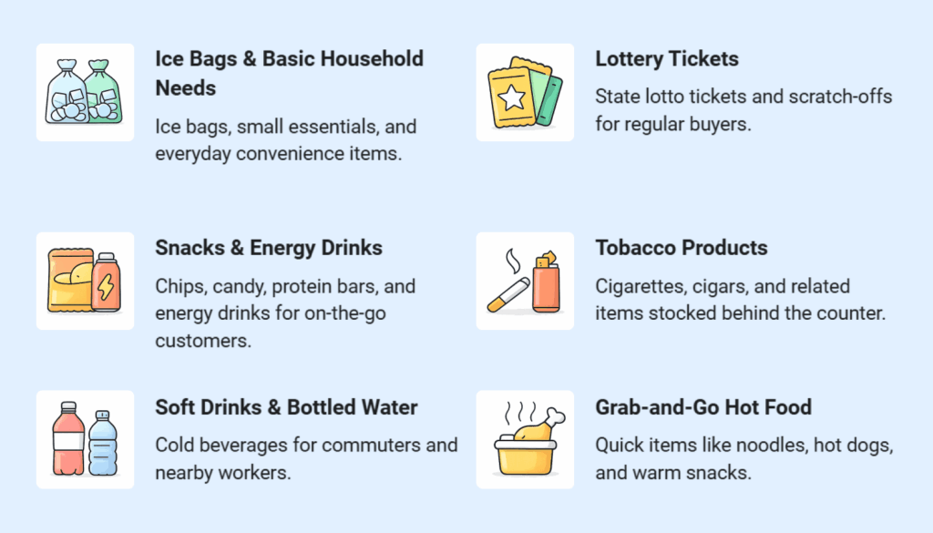 Gas station business plan store items