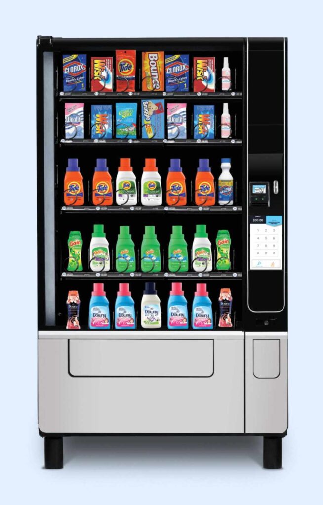 Laundry supply vending machine