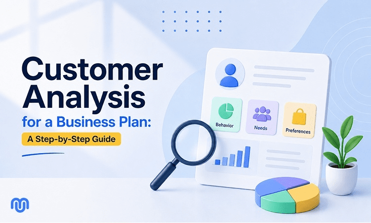 Customer analysis for a business plan