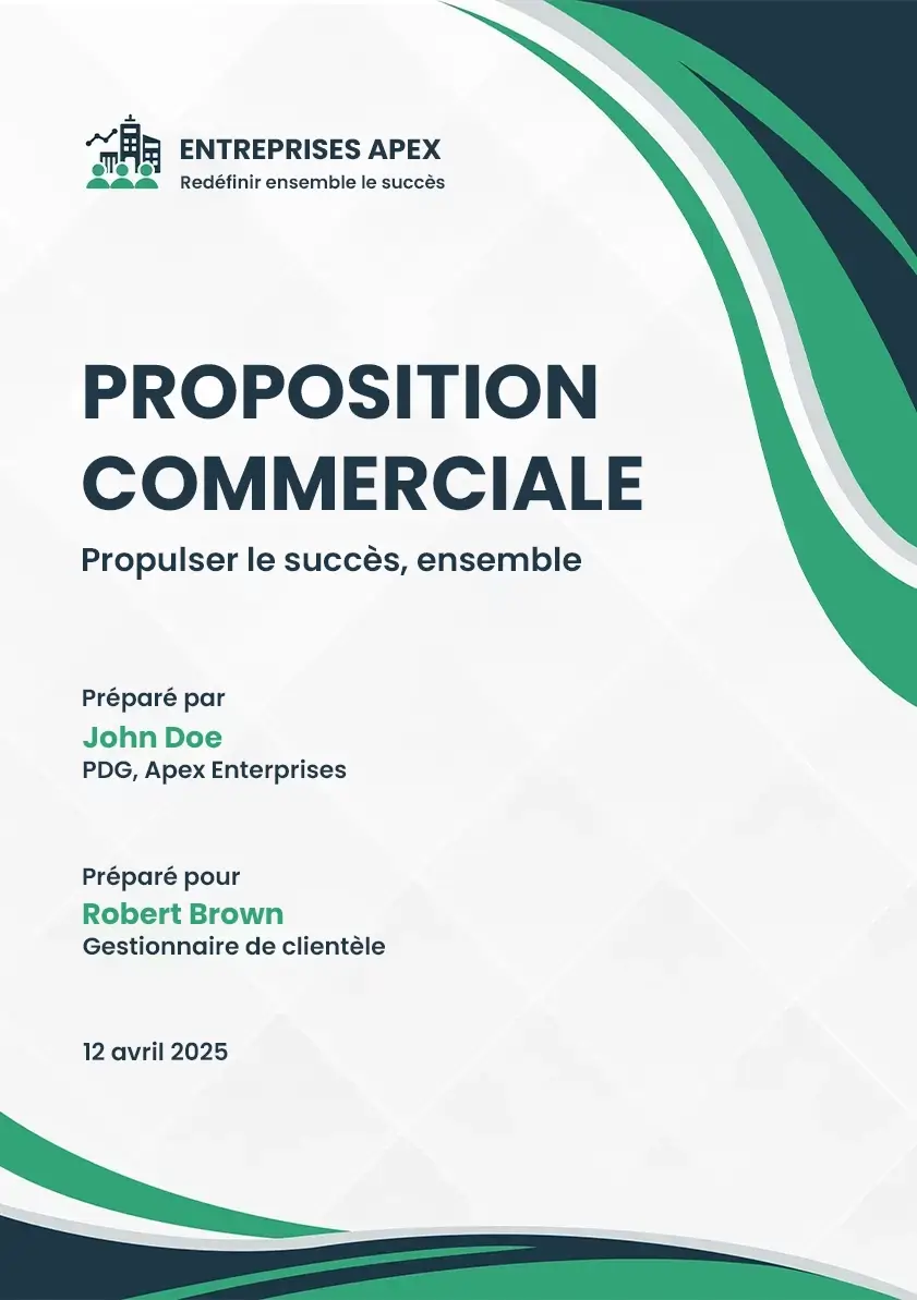 image de la couverture de la proposition daffaires