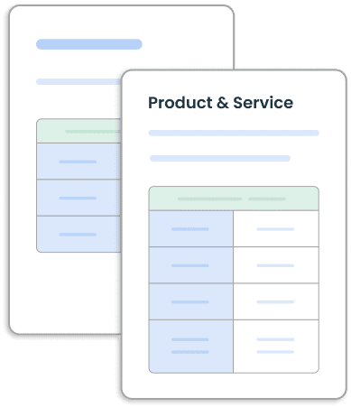 Product and Service Description Workbook