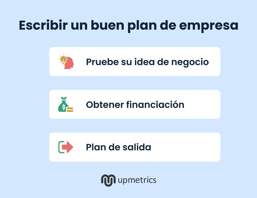 escribir un buen plan de empresa