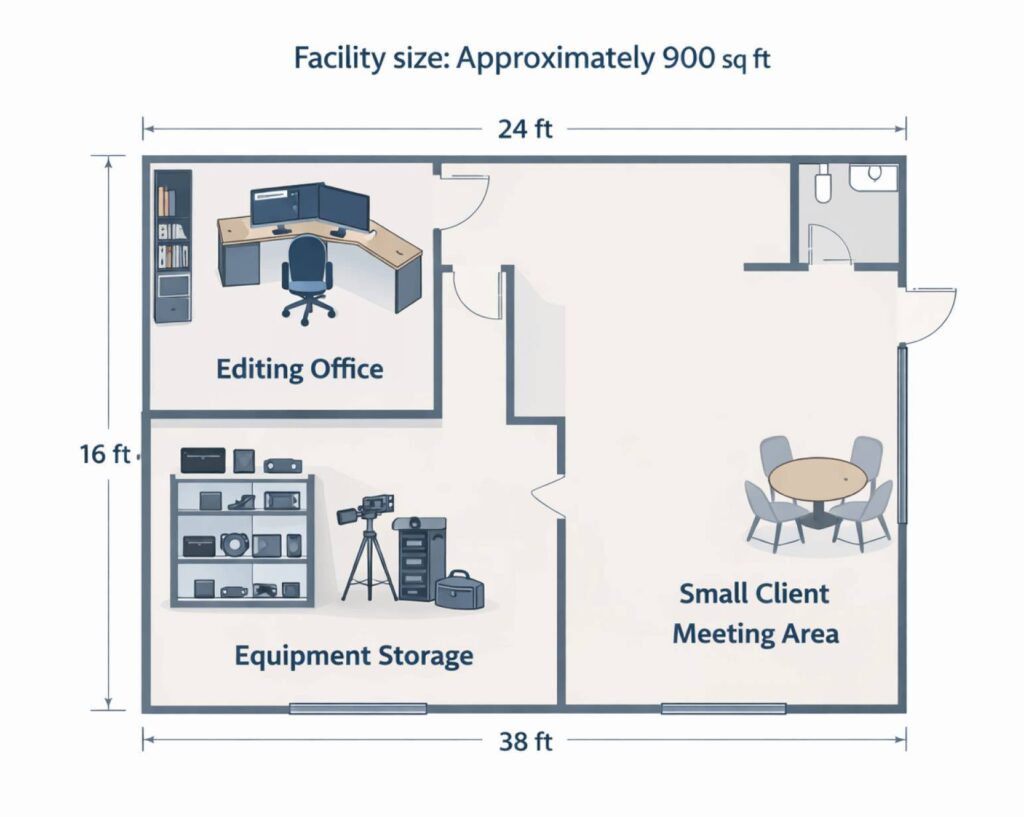 Studio layout structure