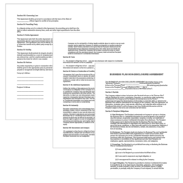 confidentiality statement for business plan sample