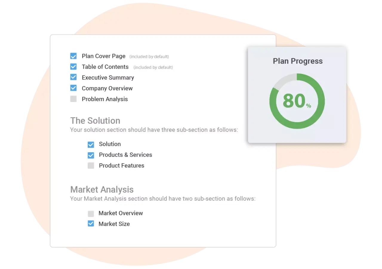 business plan checklist excel