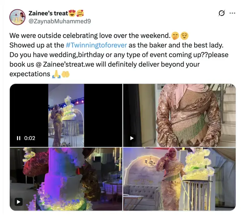 Bakery around the celebration