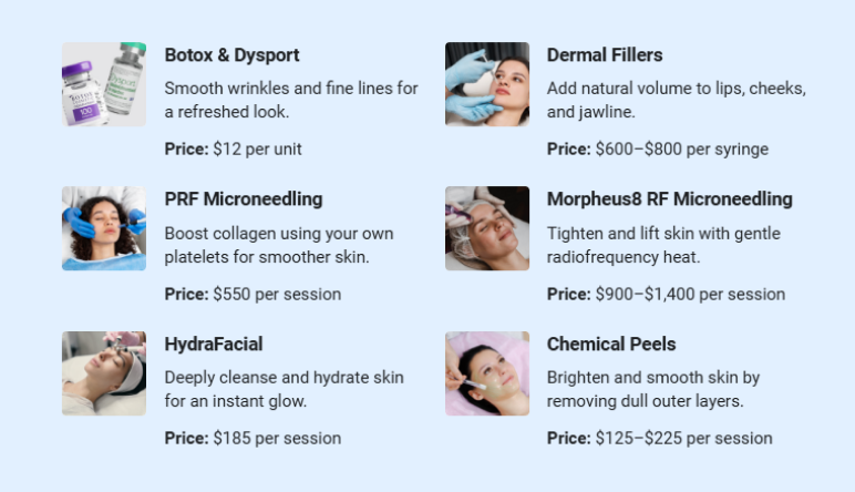 Aesthetic injectables & skin rejuvenation