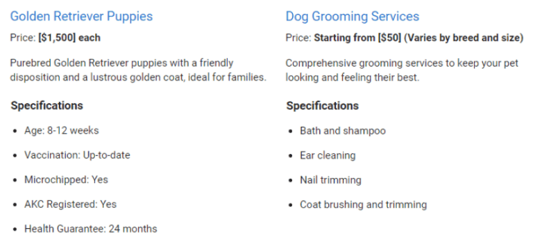 dog breeding business plan examples