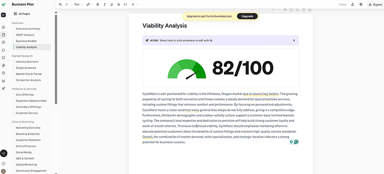 Venturekit viability analysis