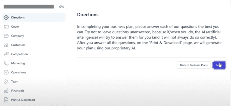 Planpros directions