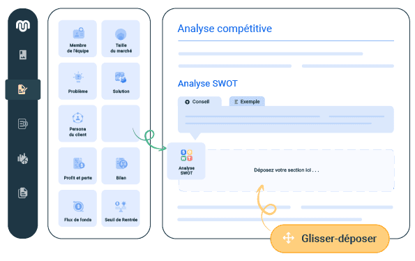 fr des sections visuellement attrayantes