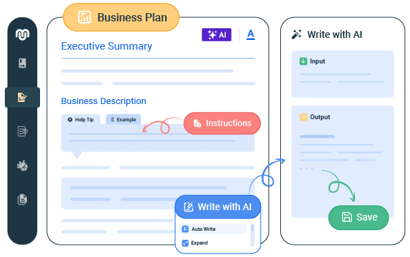 Quickly draft your plan: Auto writing assistant