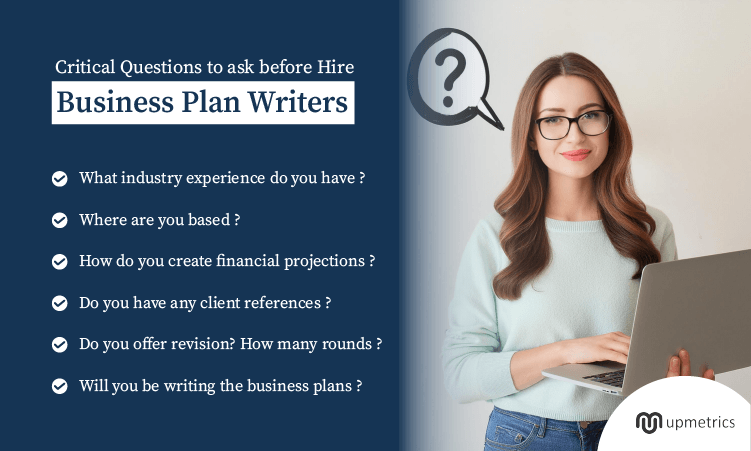 questions to ask before hiring a business plan writer