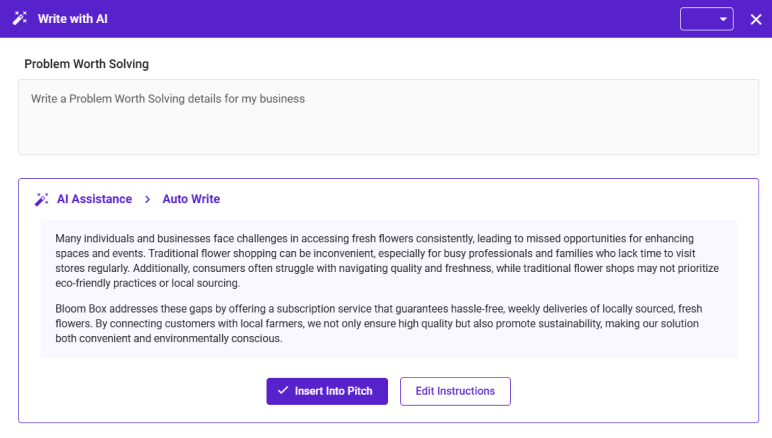 upmetrics write problem worth solving