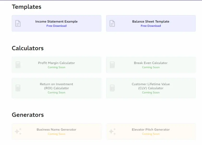 Plannit AI provides access to an educational center filled with resources, templates, articles, and webinars to support users throughout their business planning journey​. These resources would equip the users with a thorough understanding of business planning and financial modeling concepts. plannit educational resources