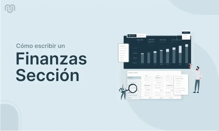 Redactar una sección financiera