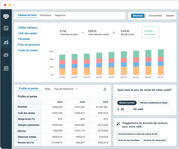 fr prévisions financières simplifiées