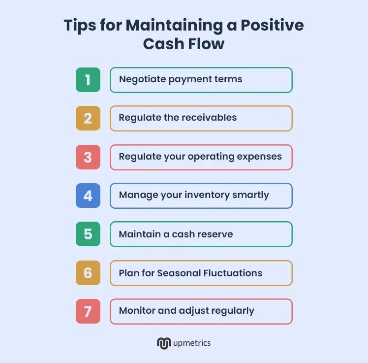 tips for maintaining a positive cash flow