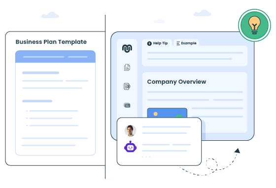 Business plan template vs upmetrics