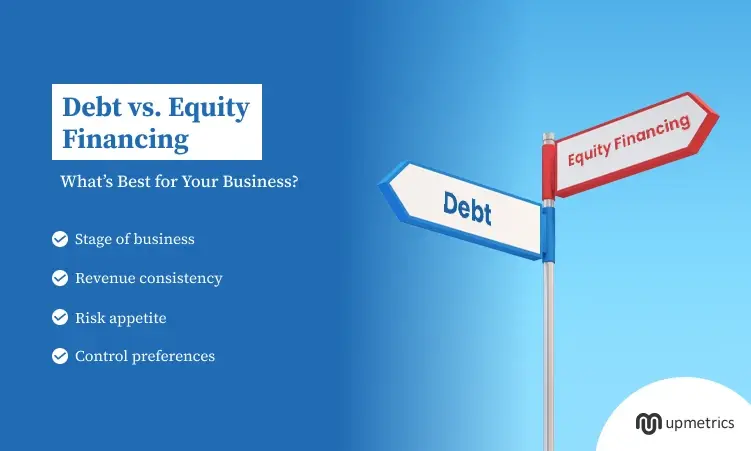 debt vs equity financing
