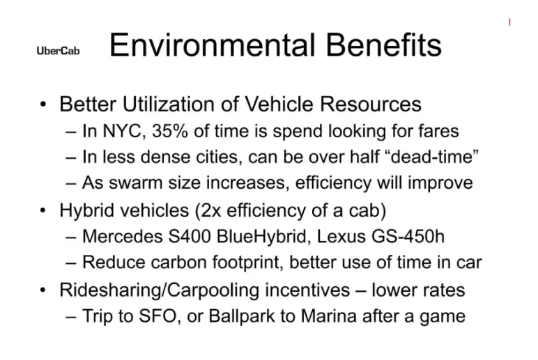Environmental benefits